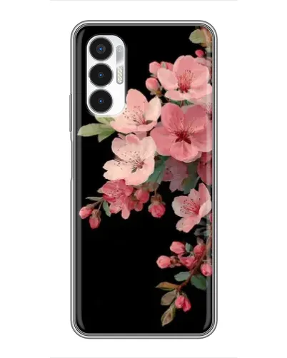 Чехол для TECNO POVA 3 (LF7n) с картинкой «Розовая ветка сакуры»