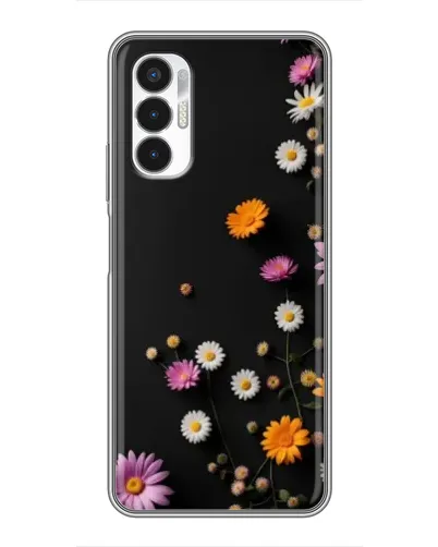 Чехол для TECNO POVA 3 (LF7n) с картинкой «Цветочная композиция»
