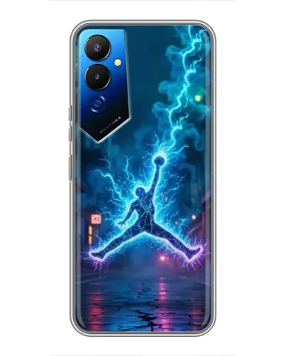 Чехол для TECNO POVA 4 (LG7n) с картинкой «Jordan Gold Jumpman» Чехол для TECNO POVA 4 (LG7n) с картинкой «Jordan Gold Jumpman»
