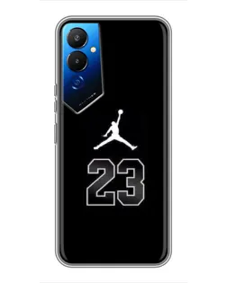 Чехол для TECNO POVA 4 (LG7n) с картинкой «Jordan Flight 23» Чехол для TECNO POVA 4 (LG7n) с картинкой «Jordan Flight 23»