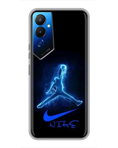 Чехол для TECNO POVA 4 (LG7n) с картинкой «Jordan Neon Blue» Чехол для TECNO POVA 4 (LG7n) с картинкой «Jordan Neon Blue»