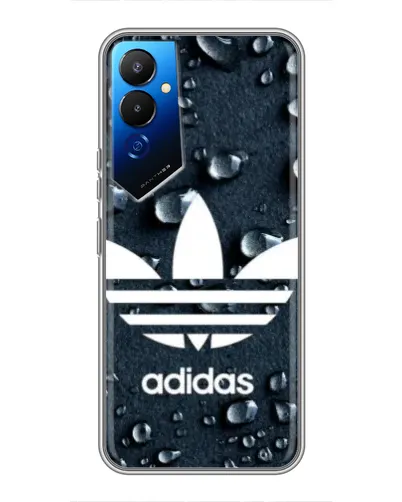 Чехол для TECNO POVA 4 (LG7n) с картинкой «Adidas Trefoil Blue» Чехол для TECNO POVA 4 (LG7n) с картинкой «Adidas Trefoil Blue»