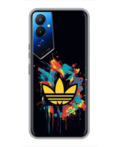 Чехол для TECNO POVA 4 (LG7n) с картинкой «Adidas Splash» Чехол для TECNO POVA 4 (LG7n) с картинкой «Adidas Splash»