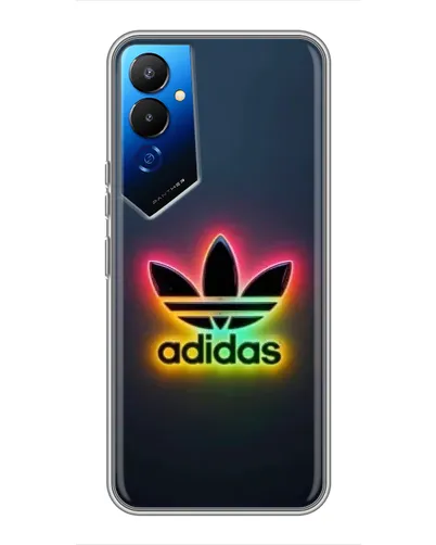 Чехол для TECNO POVA 4 (LG7n) с картинкой «Неоновый Adidas» Чехол для TECNO POVA 4 (LG7n) с картинкой «Неоновый Adidas»