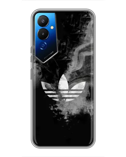 Чехол для TECNO POVA 4 (LG7n) с картинкой «Абстрактный дым Adidas» Чехол для TECNO POVA 4 (LG7n) с картинкой «Абстрактный дым Adidas»
