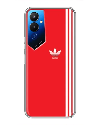 Чехол для TECNO POVA 4 (LG7n) с картинкой «Красный минимализм Adidas» Чехол для TECNO POVA 4 (LG7n) с картинкой «Красный минимализм Adidas»