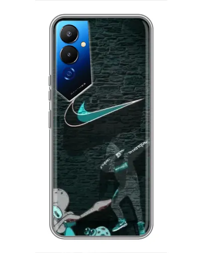 Чехол для TECNO POVA 4 (LG7n) с картинкой «Спортивный арт Nike»