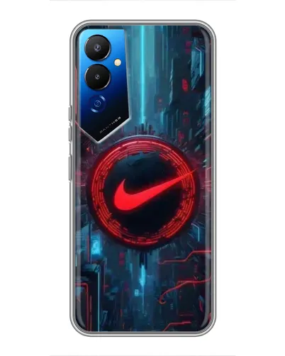 Чехол для TECNO POVA 4 (LG7n) с картинкой «Техногенный стиль Nike»