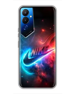 Чехол для TECNO POVA 4 (LG7n) с картинкой «Огненный логотип Nike» Чехол для TECNO POVA 4 (LG7n) с картинкой «Огненный логотип Nike»