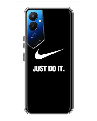 Чехол для TECNO POVA 4 (LG7n) с картинкой «Классический принт Nike»