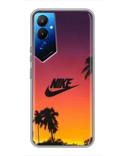 Чехол для TECNO POVA 4 (LG7n) с картинкой «Nike на закате солнца» Чехол для TECNO POVA 4 (LG7n) с картинкой «Nike на закате солнца»