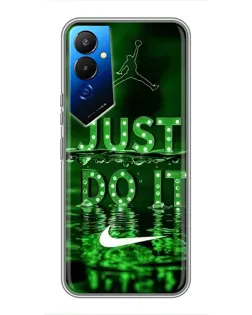 Чехол для TECNO POVA 4 (LG7n) с картинкой «Зеленый неоновый Nike» Чехол для TECNO POVA 4 (LG7n) с картинкой «Зеленый неоновый Nike»