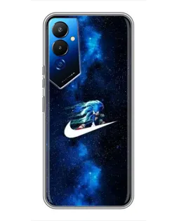 Чехол для TECNO POVA 4 (LG7n) с картинкой «Звездный путь Nike» Чехол для TECNO POVA 4 (LG7n) с картинкой «Звездный путь Nike»