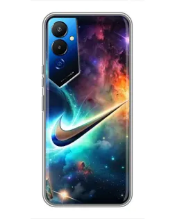 Чехол для TECNO POVA 4 (LG7n) с картинкой «Космический Nike Swoosh» Чехол для TECNO POVA 4 (LG7n) с картинкой «Космический Nike Swoosh»