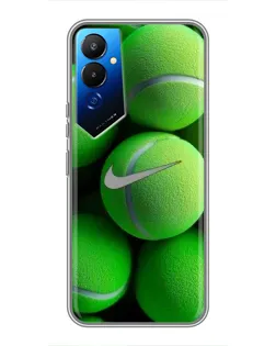 Чехол для TECNO POVA 4 (LG7n) с картинкой «Теннисные мячи Найк» Чехол для TECNO POVA 4 (LG7n) с картинкой «Теннисные мячи Найк»