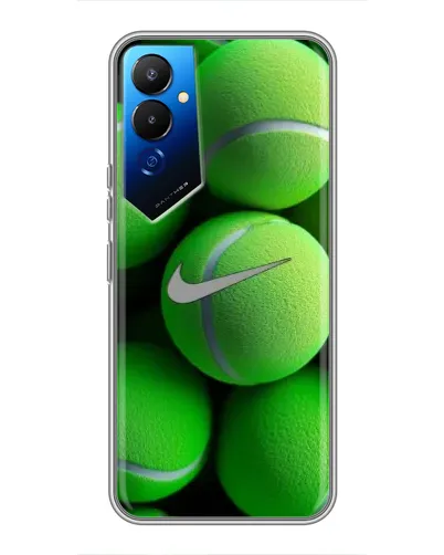 Чехол для TECNO POVA 4 (LG7n) с картинкой «Теннисные мячи Найк»