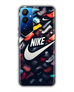Чехол для TECNO POVA 4 (LG7n) с картинкой «Коллекция кроссовок Nike» Чехол для TECNO POVA 4 (LG7n) с картинкой «Коллекция кроссовок Nike»