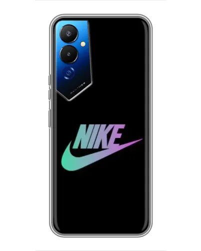 Чехол для TECNO POVA 4 (LG7n) с картинкой «Nike — городская ночь»