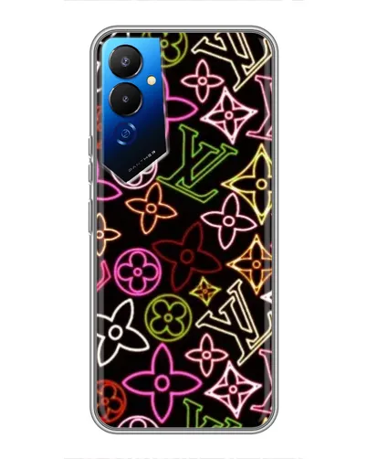 Чехол для TECNO POVA 4 (LG7n) с картинкой «Неоновый микс Nike» Чехол для TECNO POVA 4 (LG7n) с картинкой «Неоновый микс Nike»