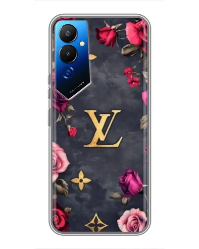 Чехол для TECNO POVA 4 (LG7n) с картинкой «Цветочный Louis Vuitton» Чехол для TECNO POVA 4 (LG7n) с картинкой «Цветочный Louis Vuitton»