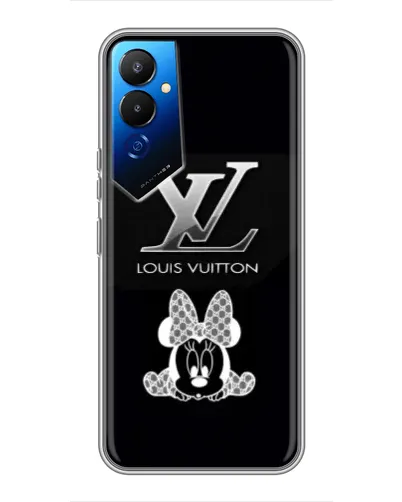 Чехол для TECNO POVA 4 (LG7n) с картинкой «LV и Минни Маус» Чехол для TECNO POVA 4 (LG7n) с картинкой «LV и Минни Маус»