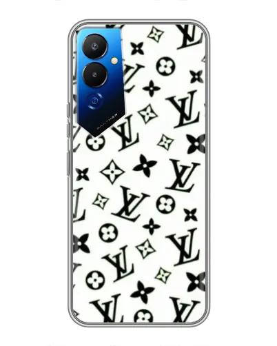Чехол для TECNO POVA 4 (LG7n) с картинкой «Монохромный хаос LV» Чехол для TECNO POVA 4 (LG7n) с картинкой «Монохромный хаос LV»