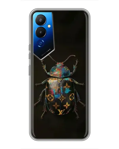 Чехол для TECNO POVA 4 (LG7n) с картинкой «LV — мраморный принт» Чехол для TECNO POVA 4 (LG7n) с картинкой «LV — мраморный принт»