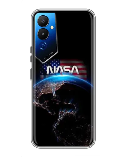 Чехол для TECNO POVA 4 (LG7n) с картинкой «Земля из космоса NASA» Чехол для TECNO POVA 4 (LG7n) с картинкой «Земля из космоса NASA»