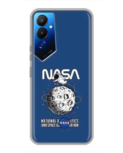 Чехол для TECNO POVA 4 (LG7n) с картинкой «NASA — лунная миссия» Чехол для TECNO POVA 4 (LG7n) с картинкой «NASA — лунная миссия»