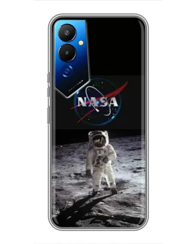 Чехол для TECNO POVA 4 (LG7n) с картинкой «Астронавт на Луне» Чехол для TECNO POVA 4 (LG7n) с картинкой «Астронавт на Луне»