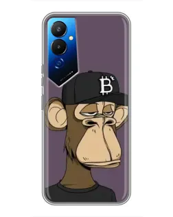 Чехол для TECNO POVA 4 (LG7n) с картинкой «Bored Ape в кепке» Чехол для TECNO POVA 4 (LG7n) с картинкой «Bored Ape в кепке»