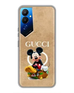 Чехол для TECNO POVA 4 (LG7n) с картинкой «Микки Маус Gucci — крафт»