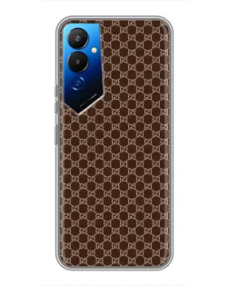 Чехол для TECNO POVA 4 (LG7n) с картинкой «Gucci — шоколадная сетка»