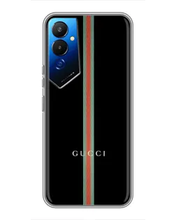 Чехол для TECNO POVA 4 (LG7n) с картинкой «Gucci — строгая линия»