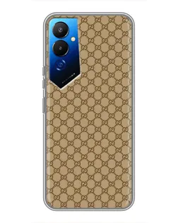 Чехол для TECNO POVA 4 (LG7n) с картинкой «Gucci — классический беж»