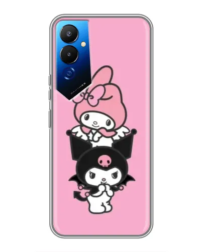 Чехол для TECNO POVA 4 (LG7n) с картинкой «My Melody и Kuromi» Чехол для TECNO POVA 4 (LG7n) с картинкой «My Melody и Kuromi»