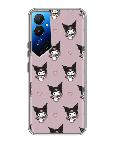 Чехол для TECNO POVA 4 (LG7n) с картинкой «Kuromi — ночной сон» Чехол для TECNO POVA 4 (LG7n) с картинкой «Kuromi — ночной сон»