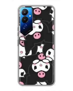 Чехол для TECNO POVA 4 (LG7n) с картинкой «Паттерн голов Куроми»