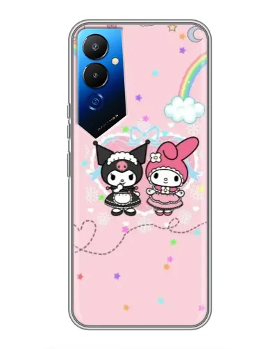 Чехол для TECNO POVA 4 (LG7n) с картинкой «My Melody и Kuromi» Чехол для TECNO POVA 4 (LG7n) с картинкой «My Melody и Kuromi»