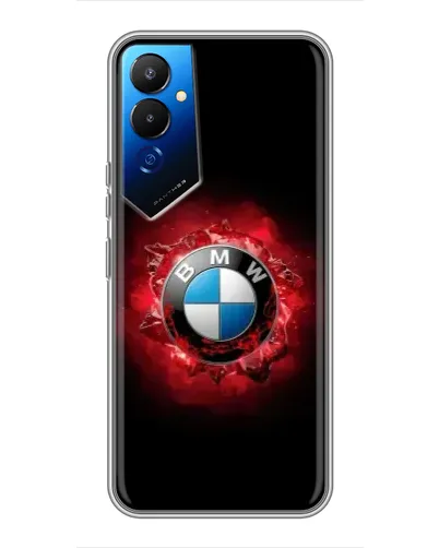 Чехол для TECNO POVA 4 (LG7n) с картинкой «Логотип BMW — вспышка»