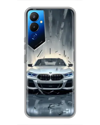 Чехол для TECNO POVA 4 (LG7n) с картинкой «BMW в свете фар»