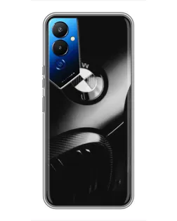 Чехол для TECNO POVA 4 (LG7n) с картинкой «Эмблема BMW — макро»