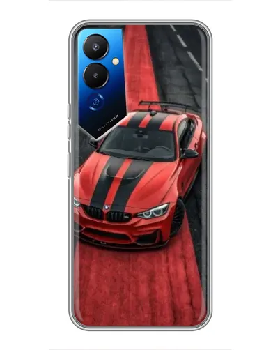 Чехол для TECNO POVA 4 (LG7n) с картинкой «BMW на красной дорожке»