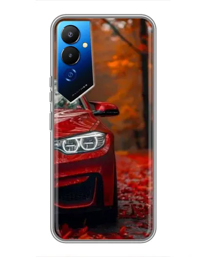 Чехол для TECNO POVA 4 (LG7n) с картинкой «Осенняя BMW M4»