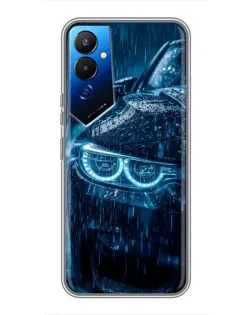 Чехол для TECNO POVA 4 (LG7n) с картинкой «BMW под дождем»