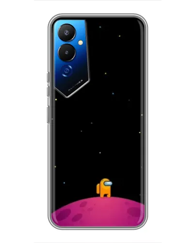 Чехол для TECNO POVA 4 (LG7n) с картинкой «Одинокий герой на планете»