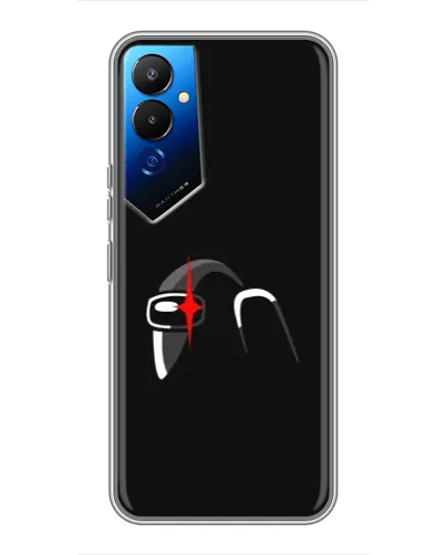 Чехол для TECNO POVA 4 (LG7n) с картинкой «Among Us шлем»