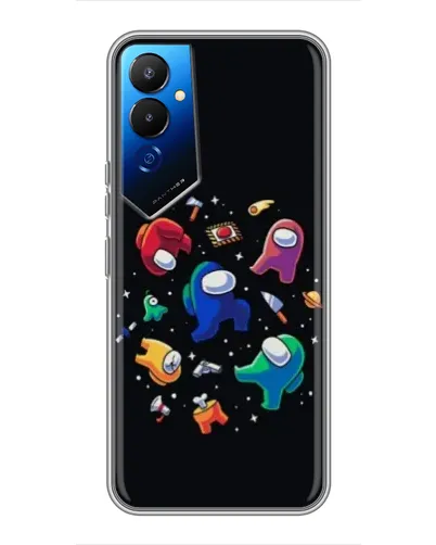 Чехол для TECNO POVA 4 (LG7n) с картинкой «Among Us космос»