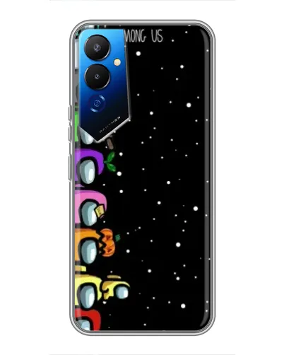Чехол для TECNO POVA 4 (LG7n) с картинкой «Команда Among Us»