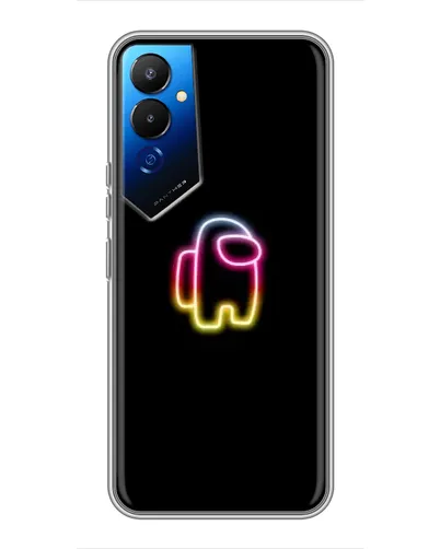 Чехол для TECNO POVA 4 (LG7n) с картинкой «Among Us градиент»